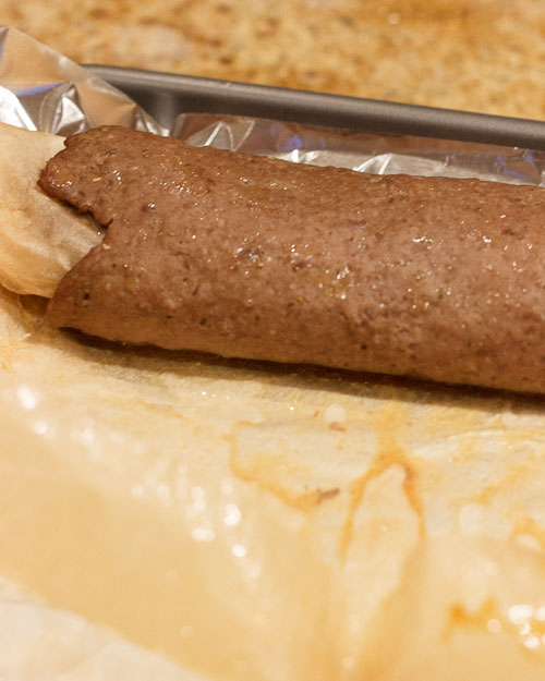 Unroll the parchment paper.